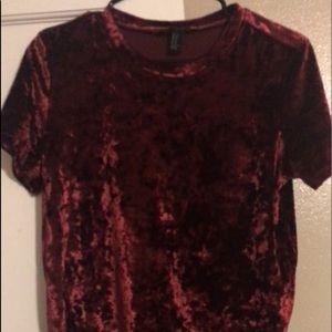 Velvet shirt